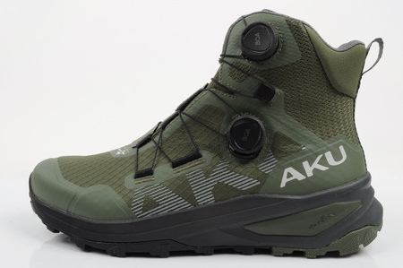 Pantofi de drumeție Aku Furiosa BOA GTX Vibram pentru bărbați, verde la modă