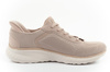 Teniși Skechers Bobs Squad Chaos SLIP-INS pentru femei, bej