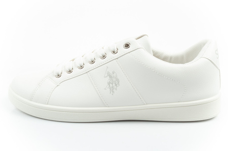 Pantofi sport U.S. Polo Assn. pentru bărbați, la modă, albi, confortabili