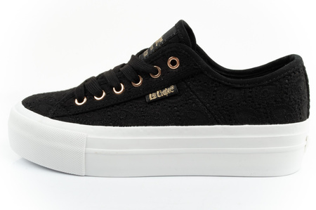 Teniși cu platformă Lee Cooper Canvas Lady [LCW-25-31-3439L], negri.