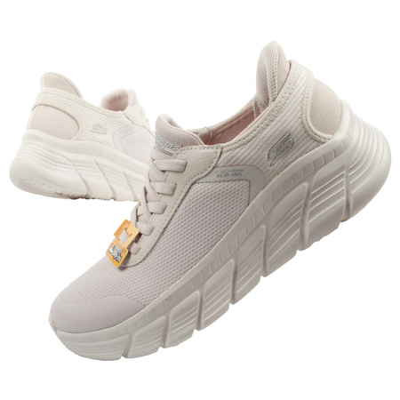 Pantofi sport Skechers Bobs B Flex SLIP-INS pentru femei, culoare ecru - confortabili