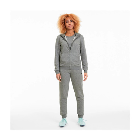 Hanorac pentru femei Puma TeamGoal 23 Casuals cu fermoar [657083 33], gri.