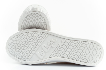 Pantofi sport pentru femei Lee Cooper, cu dantelă strălucitoare, bej [LCW-25-31-3420L]