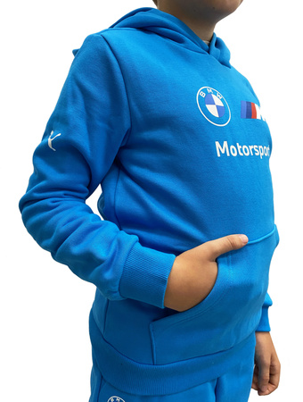 Hanorac sport Puma BMW MMS pentru băieți [536522 15], albastru.