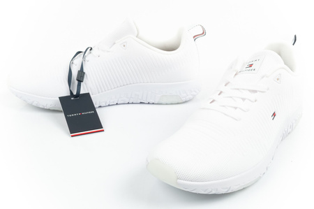 Pantofi sport Tommy Hilfiger Corporate pentru bărbați, albi, la modă