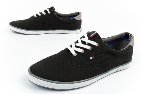 Pantofi sport Tommy Hilfiger pentru bărbați, model modern, confortabil, negru [FM56820915]