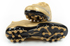 Ghete de fotbal sport Joma Evolution JR 2617 pentru gazon artificial și auriu Orlik