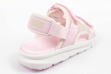 Sandale Puma Evolve pentru copii, roz, confortabile, cu velcro