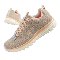 Pantofi sport de damă Skechers Graceful Twisted Fortune [12614/NTCL], bej.