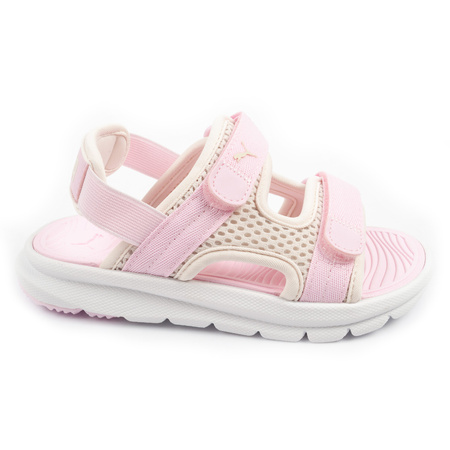 Sandale Puma Evolve pentru copii, roz, confortabile, cu velcro