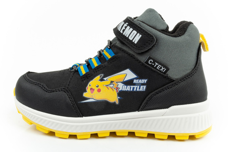 Botine de iarnă pentru copii [PO000427] POKEMON, negre.