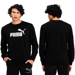 Hanorac sport pentru bărbați Puma ESS Big Logo Crew [586680 01], negru.