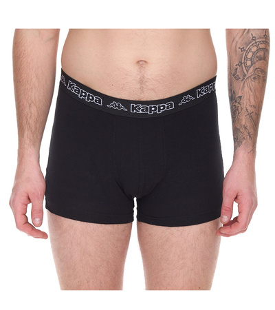 Kappa Herren-Boxershorts [351K1JW ADN] 2er-Pack, schwarz.