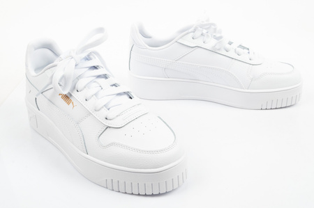Teniși sport din piele Puma Carina Street pentru femei, de culoare albă