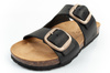 Sandale damă Bio Bio, model turnat, piele naturală, negru