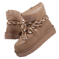 Pantofi de iarna dama D.Franklin [DFSH375003-TAUP], maro.