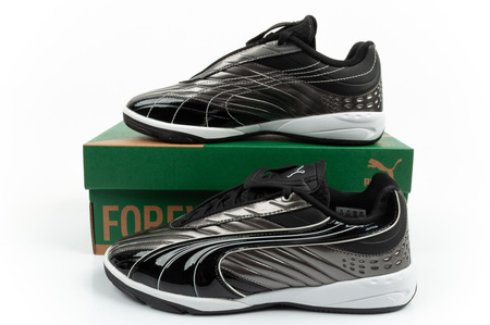 Pantofi sport Puma V-S2 Goalgetter pentru tineri, argintii la modă