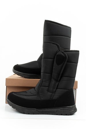 Ghete de iarnă Progress - Ghete de zăpadă izolate pentru bărbați cu benzi velcro