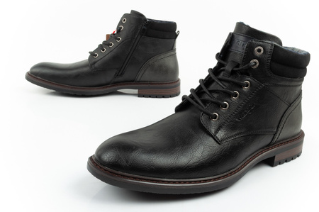 Ghete Chelsea Wrangler George pentru bărbați, elegante, la modă, negre