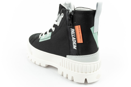 Ghete negre pentru femei Palladium Pallashock Backzip 2
