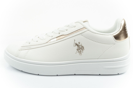 Teniși U.S. Polo Assn. pentru femei, la modă, confortabili, albi
