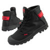 Teniși sport Palladium Pampa Hi Dare II High-Top pentru bărbați, negru și roșu