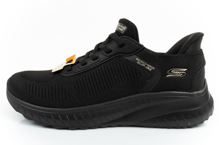 Pantofi sport de damă Skechers Bobs Squad [117497/BBK] SLIP-INS, negri.