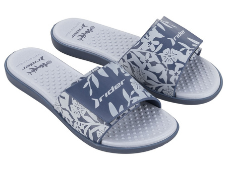 Șlapi de damă Rider Pool, albaștri, confortabili, la modă pentru plajă
