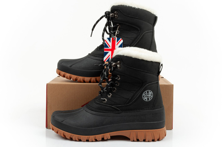 Cizme de iarnă pentru zăpadă Lee Cooper cu piele de oaie [LCJ-24-44-2868L], negre.