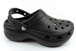 Sandale Crocs Classic Platform pentru femei și bărbați, unisex, la modă, negre, la modă