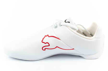Pantofi sport Puma pentru bărbați Ferrari Future Cat, piele naturală albă, la modă