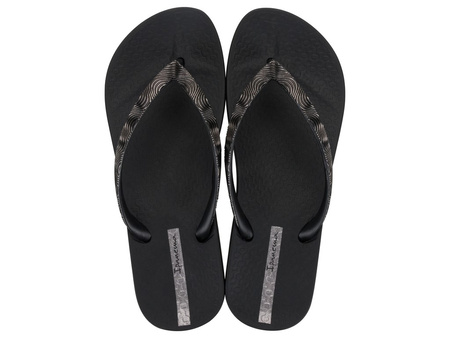 Șlapi de damă Ipanema Mesh IX, negri, confortabili