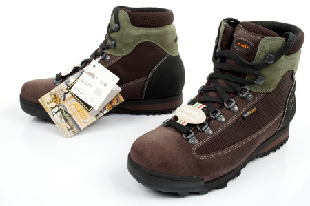 Pantofi trekking pentru femei Aku Slope GTX, maro și verde