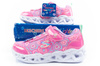 Pantofi sport confortabili cu LED-uri Skechers S Lights-Heart pentru fete