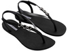 Sandale Ipanema Sandal Rio pentru femei, la modă și confortabile, negre
