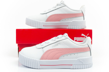 Pantofi sport Puma Carina L pentru copii, albi, confortabili și ușori
