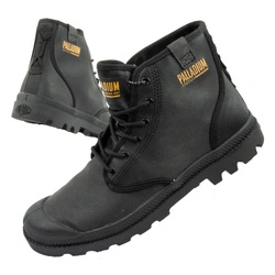 Teniși sport Palladium Pampa Hi Coated pentru bărbați, negri