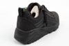 Teniși negri Skechers Uno Lite pentru copii