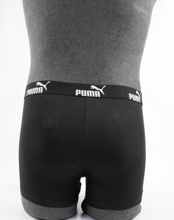 Boxeri Puma pentru bărbați, pachet de 9 bucăți, negri, gri, kaki, bumbac confortabil