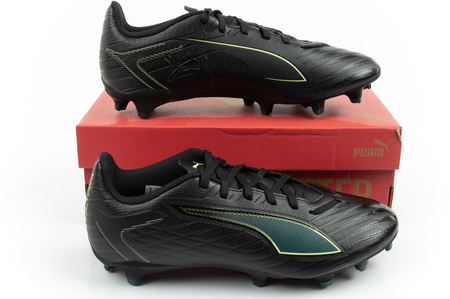 Ghete de fotbal Puma Ultra 6 Play FG/AG pentru teren solid, negre