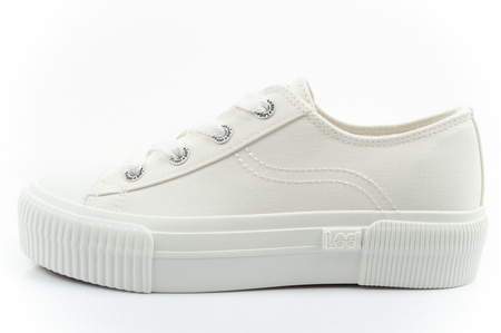 Teniși Lee Isla pentru femei, platformă albă, confortabili