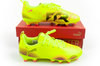 Ghete de fotbal Puma Future 8 Play FG/AG Jr. Neon pentru teren solid