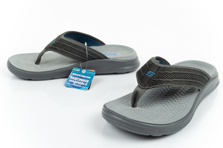 Slapi bărbați Skechers Sargo [204383 CHAR], gri.