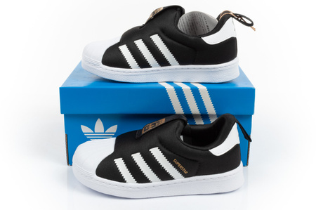 Pantofi sport pentru copii Adidas Superstar [S82711], negri.