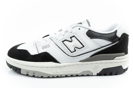Pantofi sport New Balance 550 pentru tineri, din piele, la modă, alb-negru