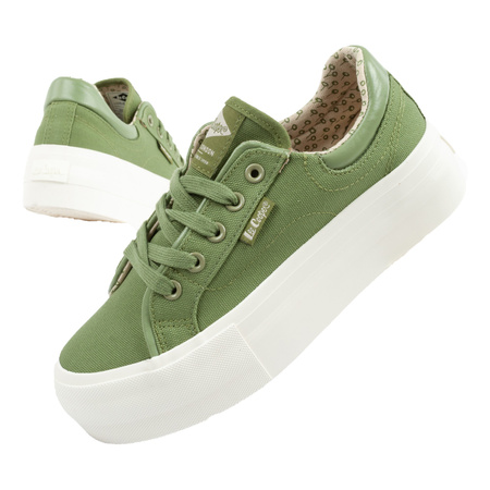 Pantofi Lee Cooper pentru damă [LCW-25-31-3449L] Platformă, verde.