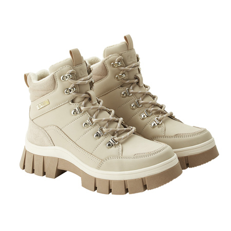 Ghete de iarnă Lee Cooper pentru femei, bej, cu izolație, ghete la gleznă