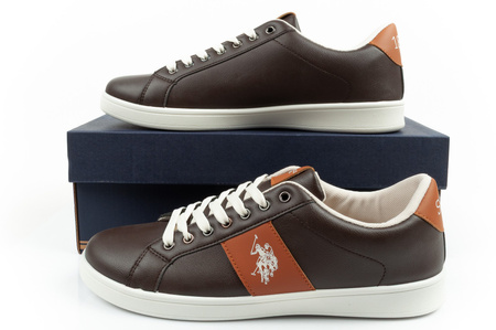 Pantofi sport U.S. Polo Assn. pentru bărbați, la modă, maro, confortabili