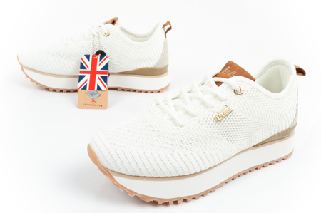 Teniși Lee Cooper Memory Foam pentru femei, ușori, albi [LCW-25-03-3356L]