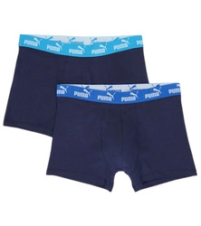 Boxeri Puma pentru bărbați, set de 2, bleumarin, din bumbac confortabil